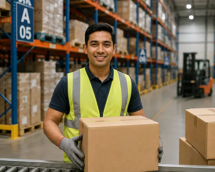 Warehouse worker placed abroad through WorkSphere Global